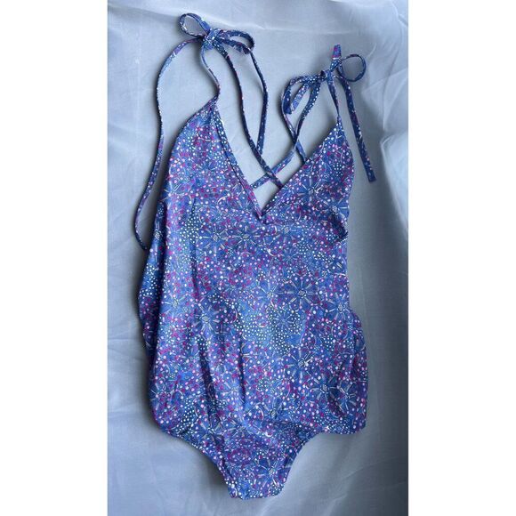 NWT Isabel Marant Swan Swimsuit in Blue and Pink Size 44 / US 12‎ Large - Picture 5 of 9